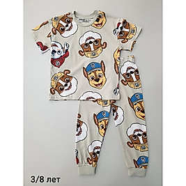 KÖPEKLİ PİJAMA TAKIMI ALT ÜST ÇOCUK 2’li