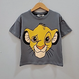 ASLAN BASKILI TİŞÖRT UNISEX ÇOCUK