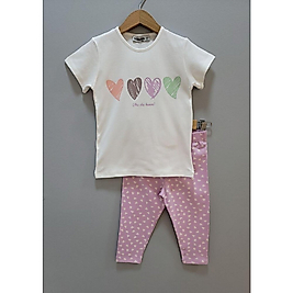 KALPLİ DESENLI KISA TAYTLI TAKIM 2'Lİ ÇOCUK