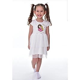 PRENSES TÜLLÜ ÇOCUK ELBİSE