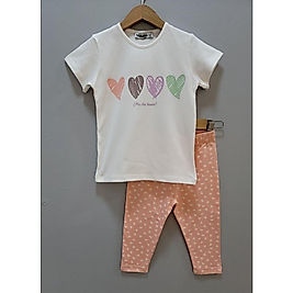 KALPLİ DESENLI KISA TAYTLI TAKIM 2'Lİ ÇOCUK