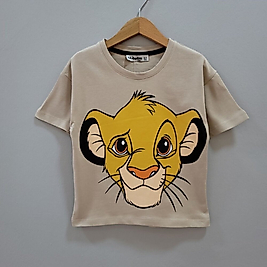 ASLAN BASKILI TİŞÖRT UNISEX ÇOCUK
